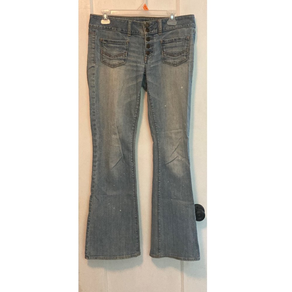 American Eagle button fly flare jeans